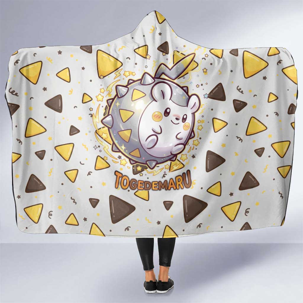 Togedemaru Hooded Blanket Cute Electric Nacho Pop Art
