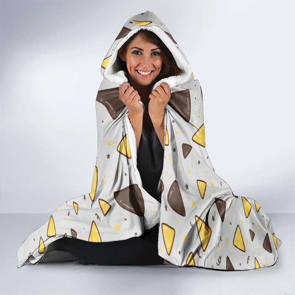 Togedemaru Hooded Blanket Cute Electric Nacho Pop Art