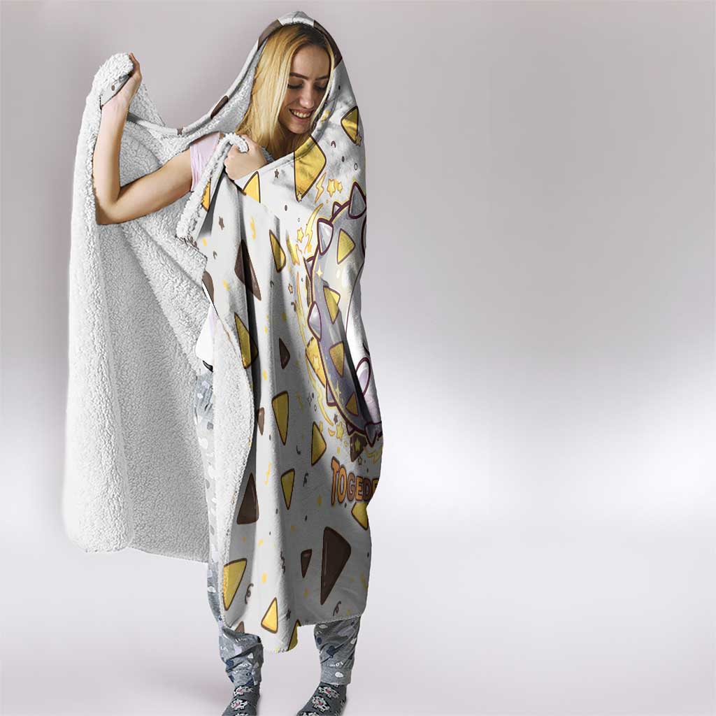 Togedemaru Hooded Blanket Cute Electric Nacho Pop Art