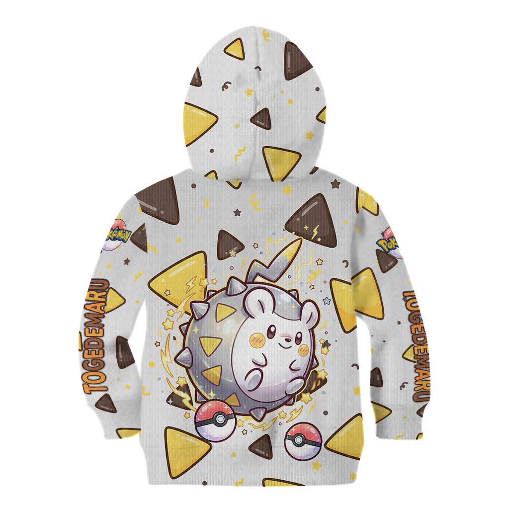 Togedemaru Kid Hoodie Cute Electric Nacho Pop Art