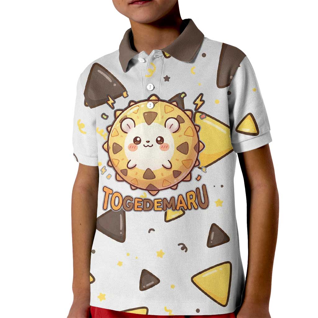 Togedemaru Kid Polo Shirt Cute Electric Nacho Pop Art