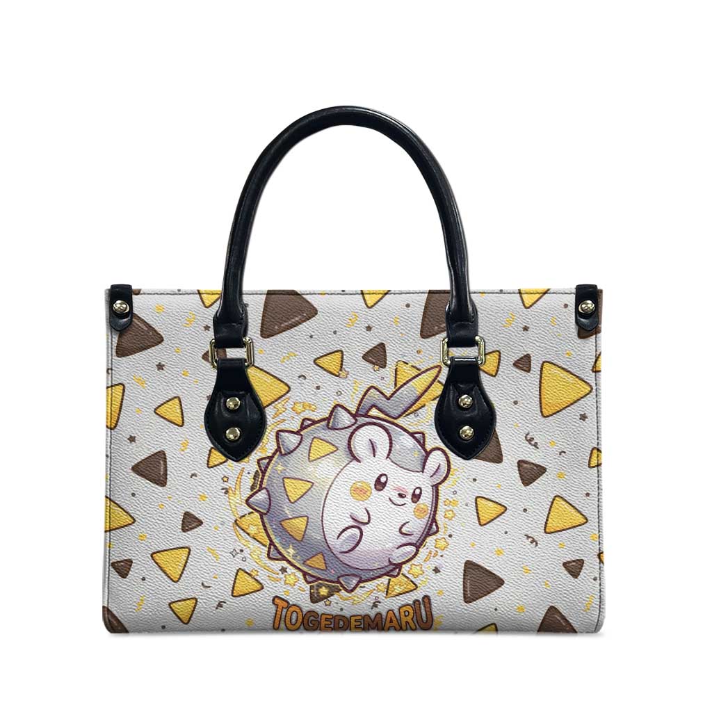 Togedemaru Leather Bag Cute Electric Nacho Pop Art