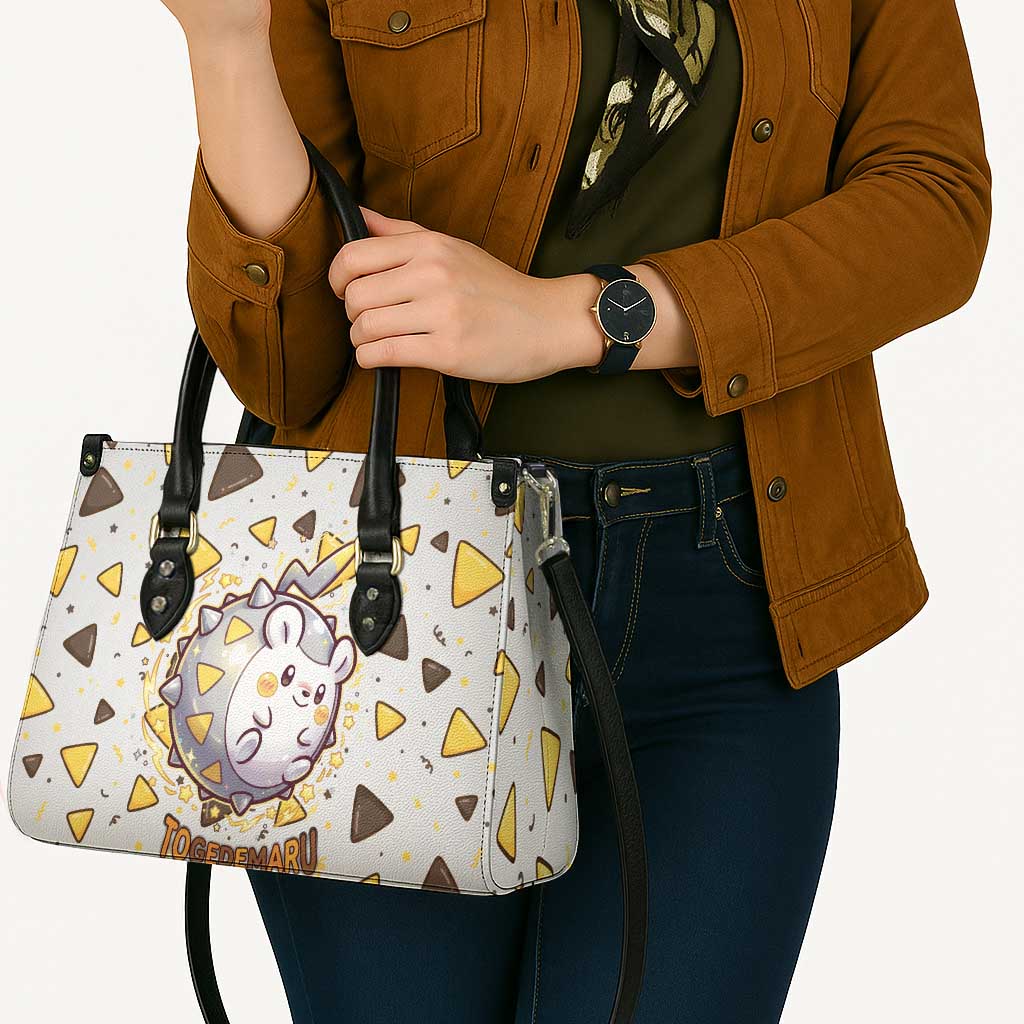 Togedemaru Leather Bag Cute Electric Nacho Pop Art