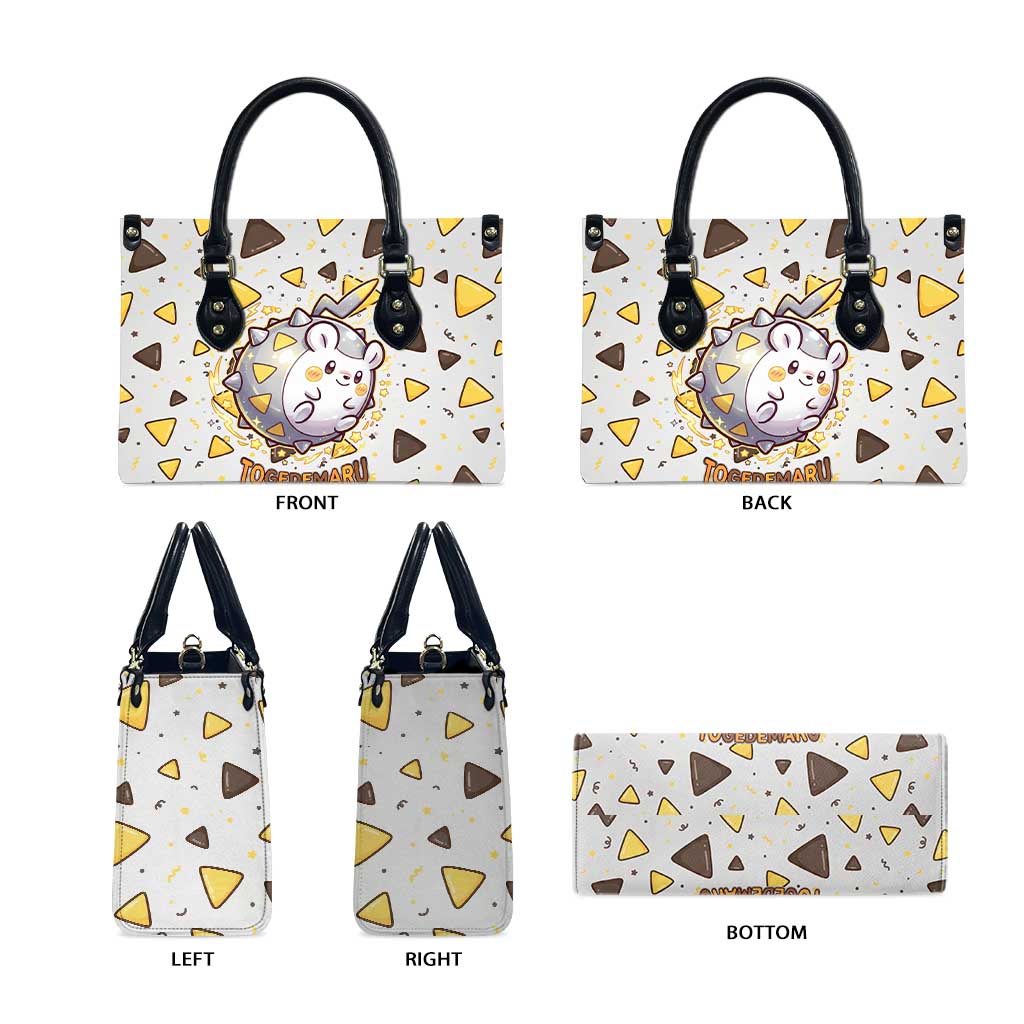 Togedemaru Leather Bag Cute Electric Nacho Pop Art