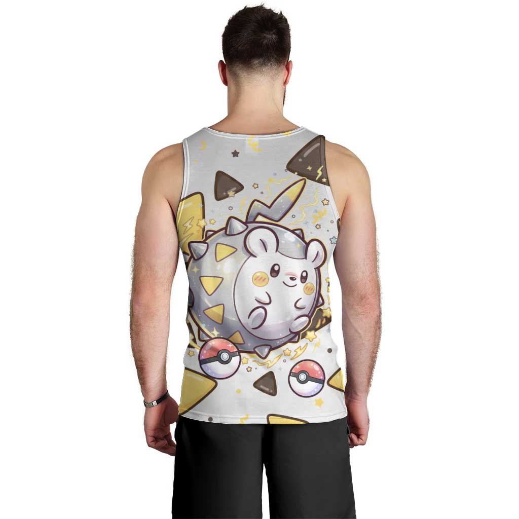 Togedemaru Men Tank Top Cute Electric Nacho Pop Art