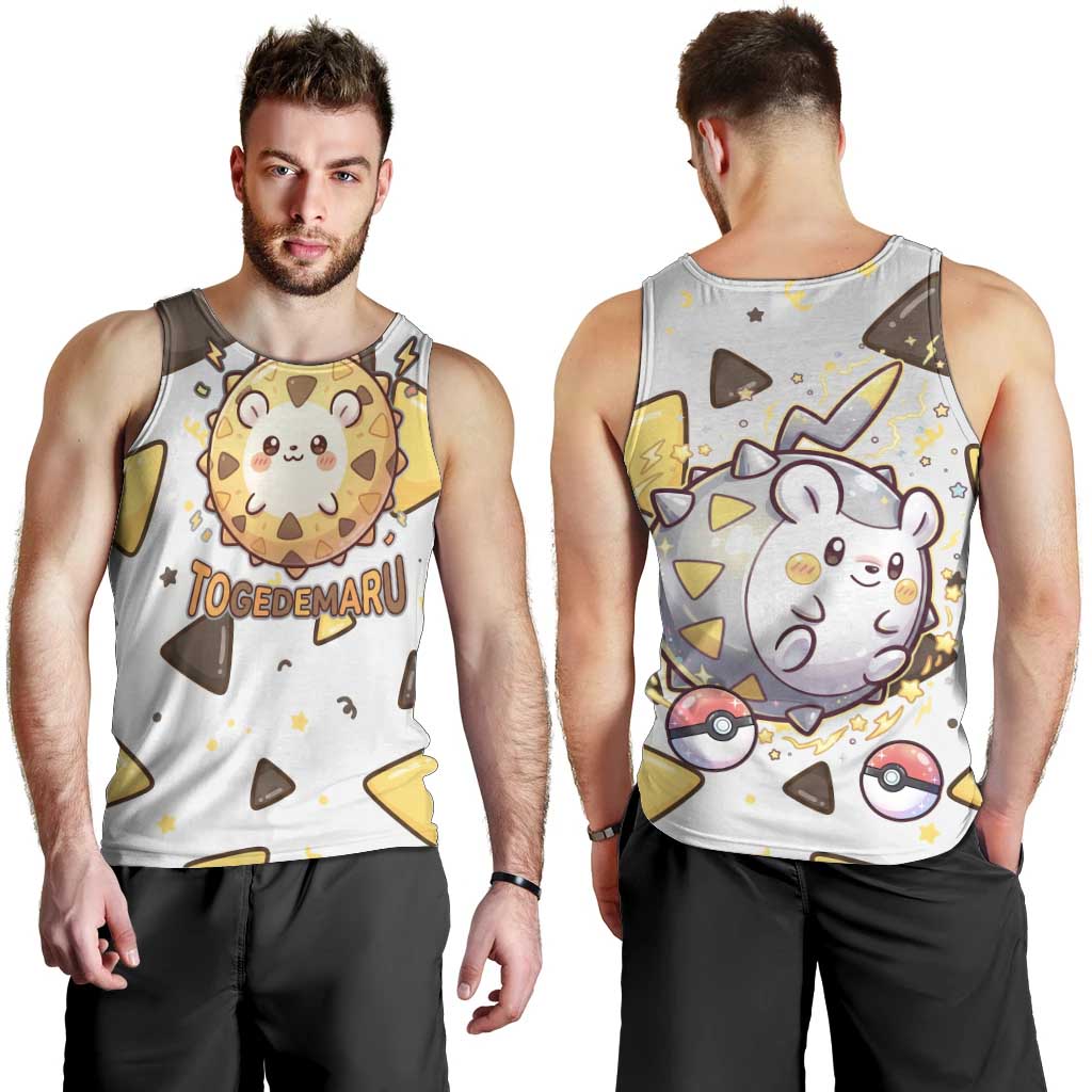 Togedemaru Men Tank Top Cute Electric Nacho Pop Art