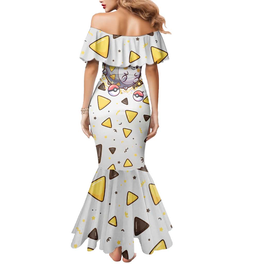 Togedemaru Mermaid Dress Cute Electric Nacho Pop Art