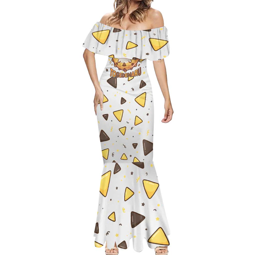 Togedemaru Mermaid Dress Cute Electric Nacho Pop Art