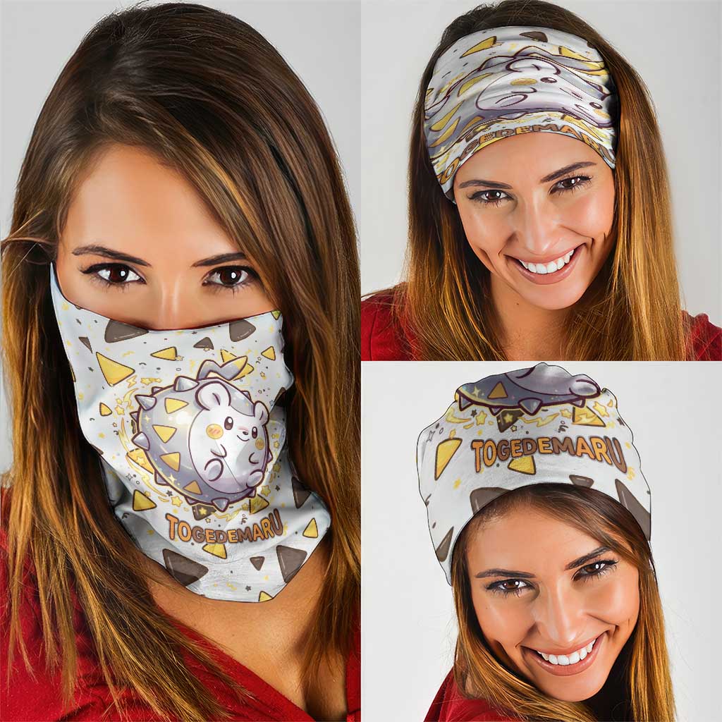 Togedemaru Neck Gaiter Cute Electric Nacho Pop Art