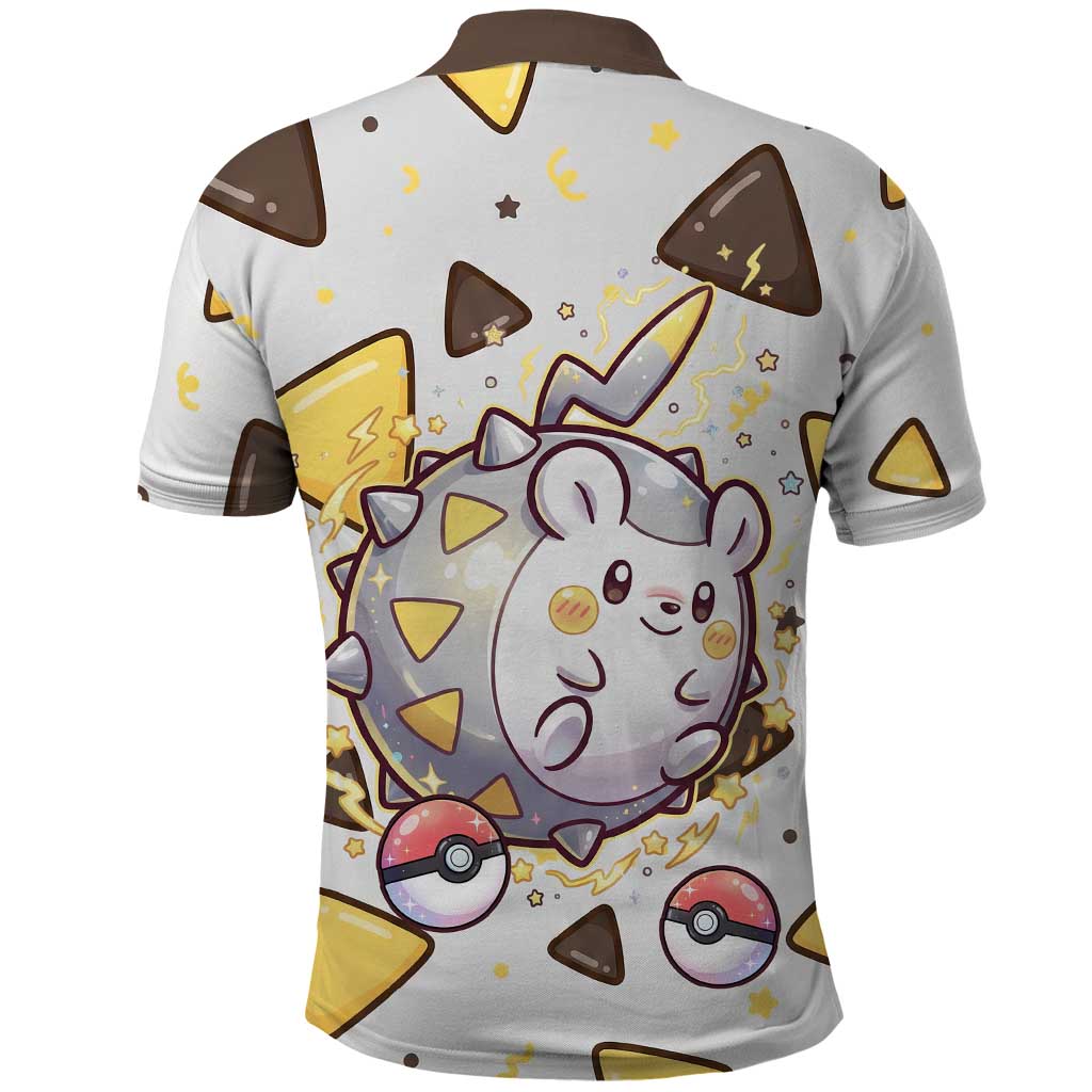 Togedemaru Polo Shirt Cute Electric Nacho Pop Art