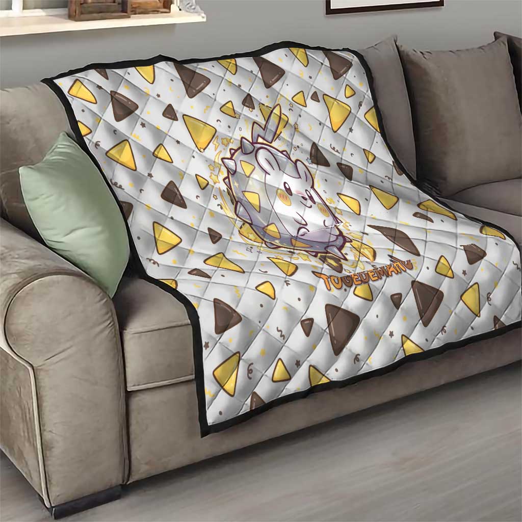 Togedemaru Quilt Cute Electric Nacho Pop Art