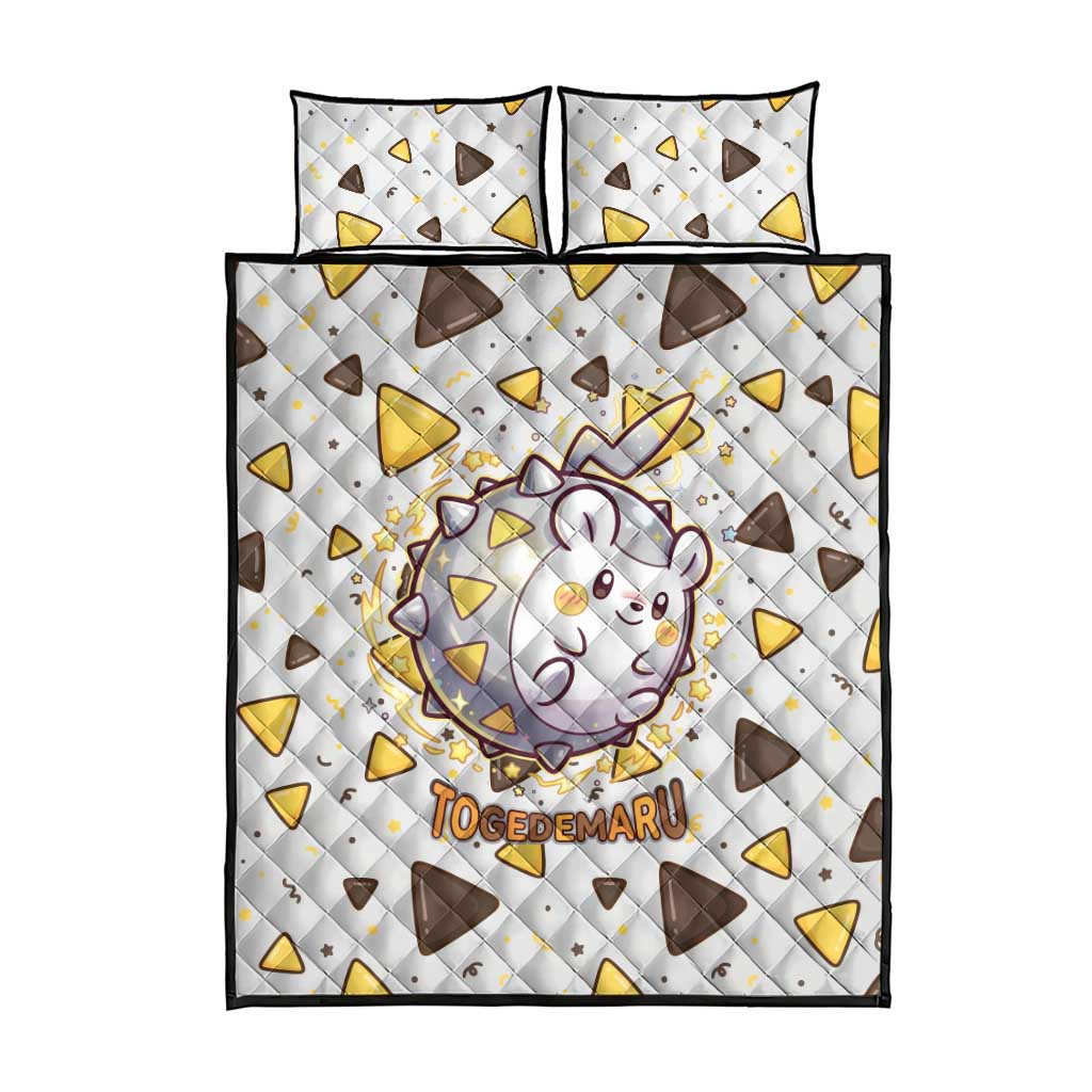Togedemaru Quilt Bed Set Cute Electric Nacho Pop Art