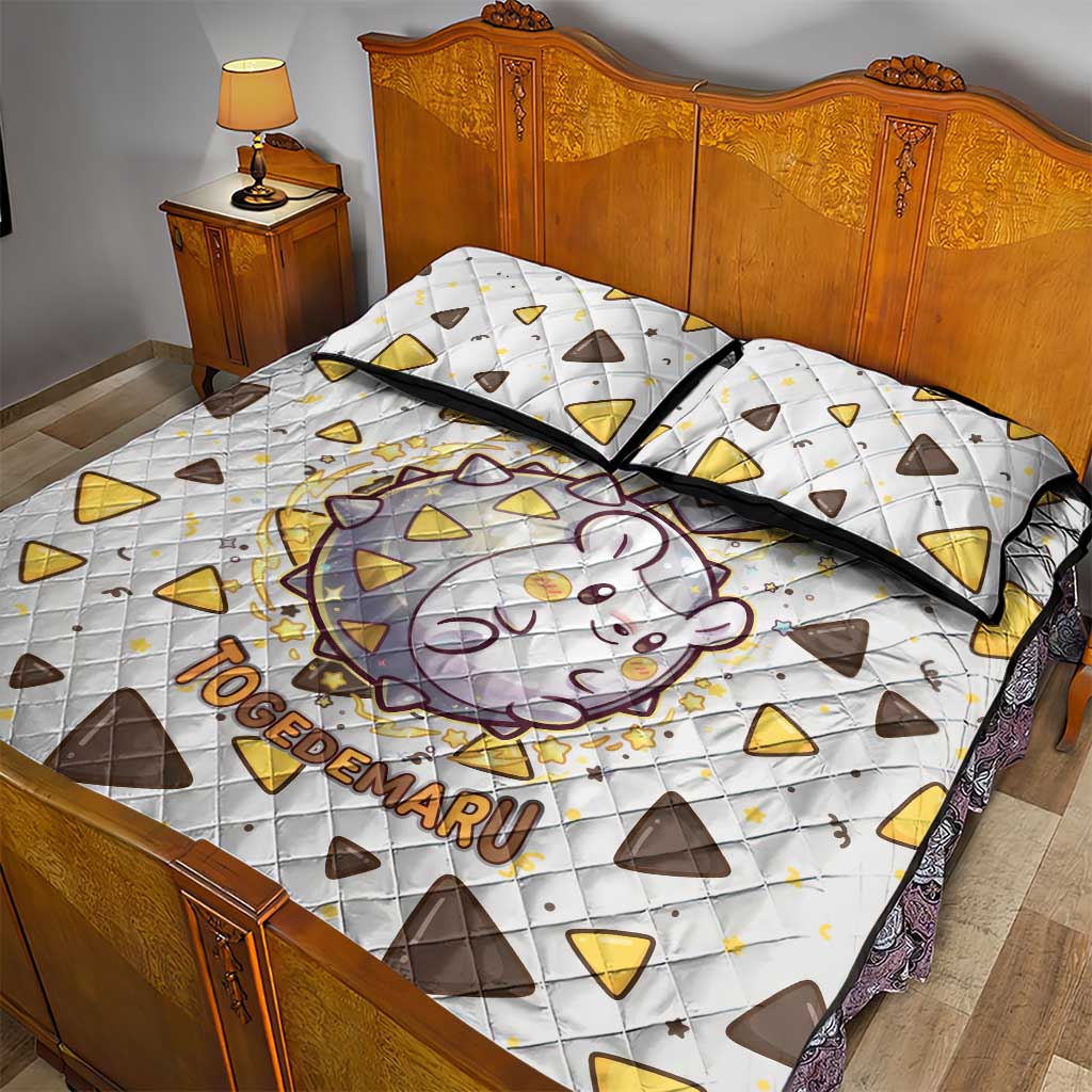 Togedemaru Quilt Bed Set Cute Electric Nacho Pop Art