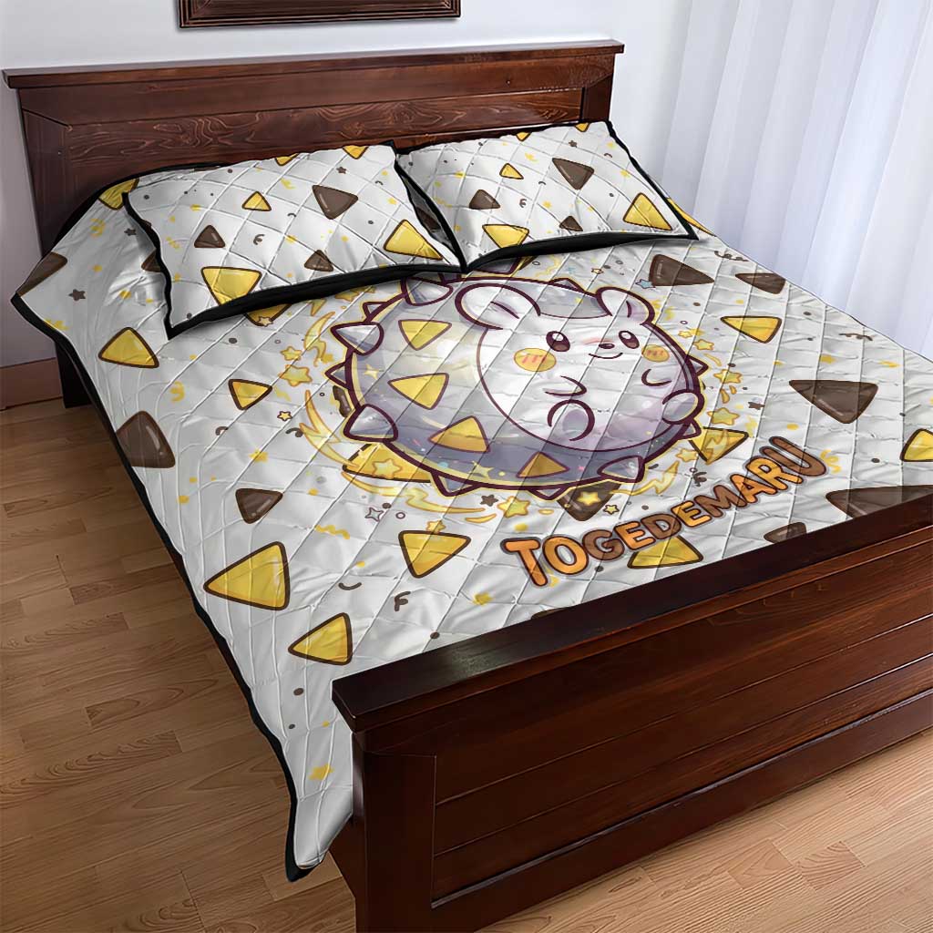 Togedemaru Quilt Bed Set Cute Electric Nacho Pop Art