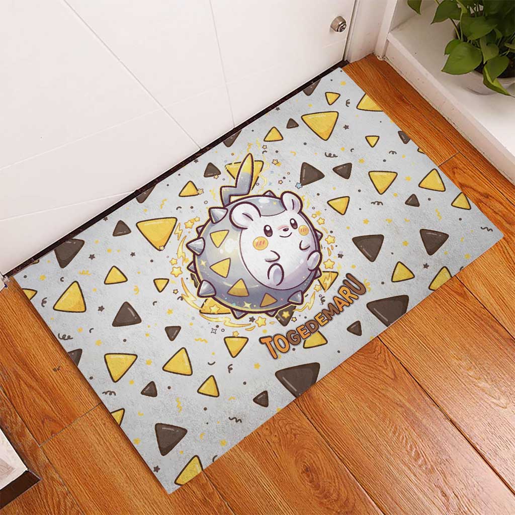 Togedemaru Rubber Doormat Cute Electric Nacho Pop Art