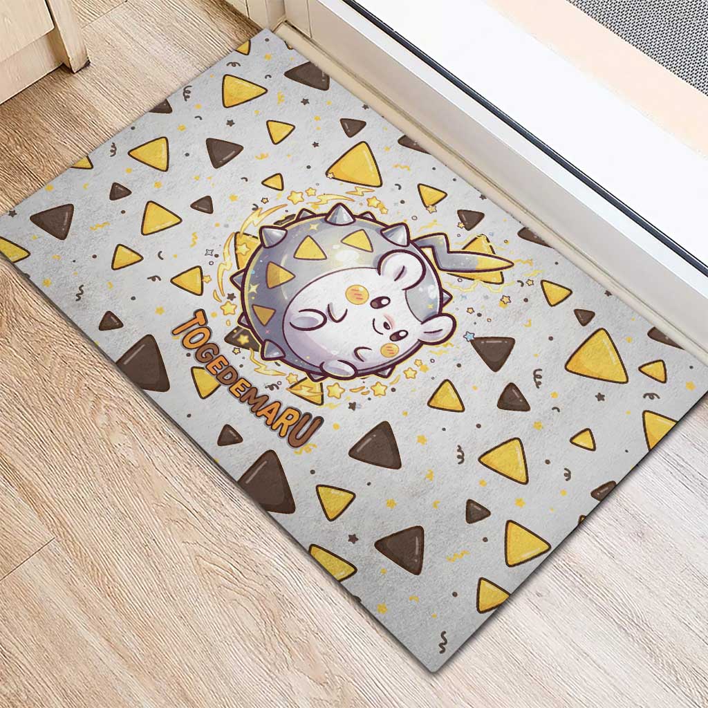 Togedemaru Rubber Doormat Cute Electric Nacho Pop Art