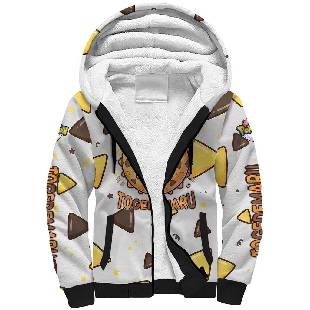 Togedemaru Sherpa Hoodie Cute Electric Nacho Pop Art