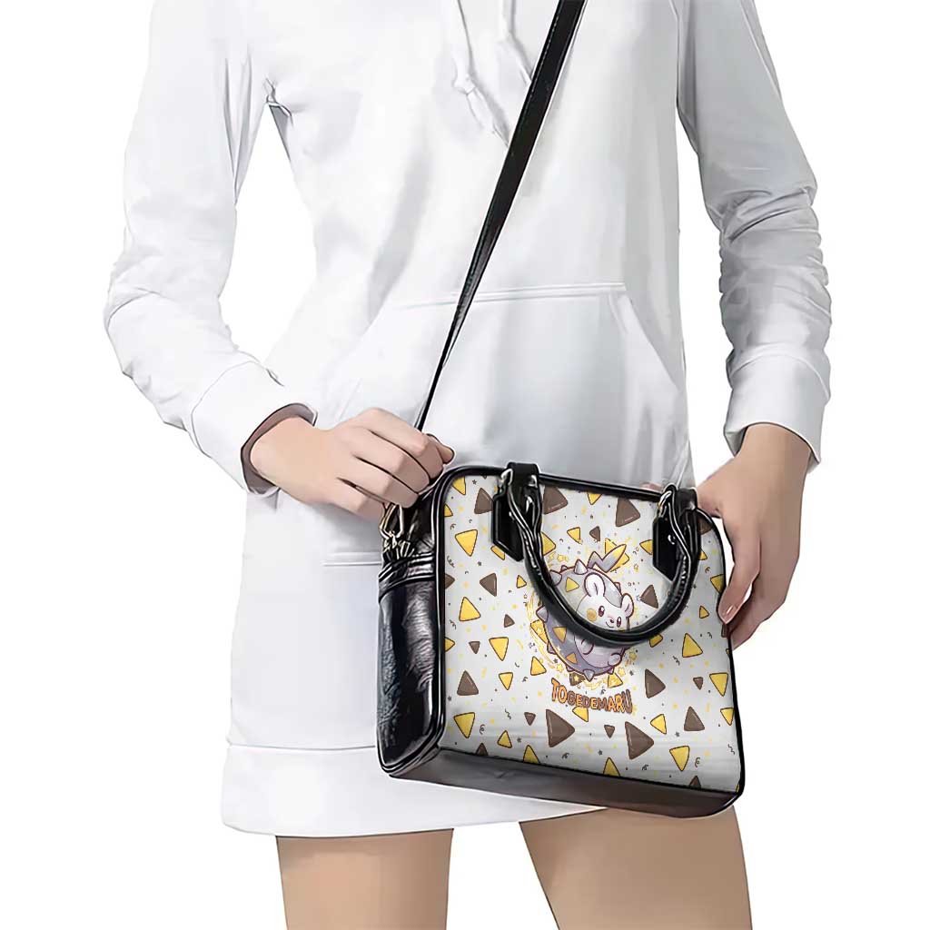 Togedemaru Shoulder Handbag Cute Electric Nacho Pop Art