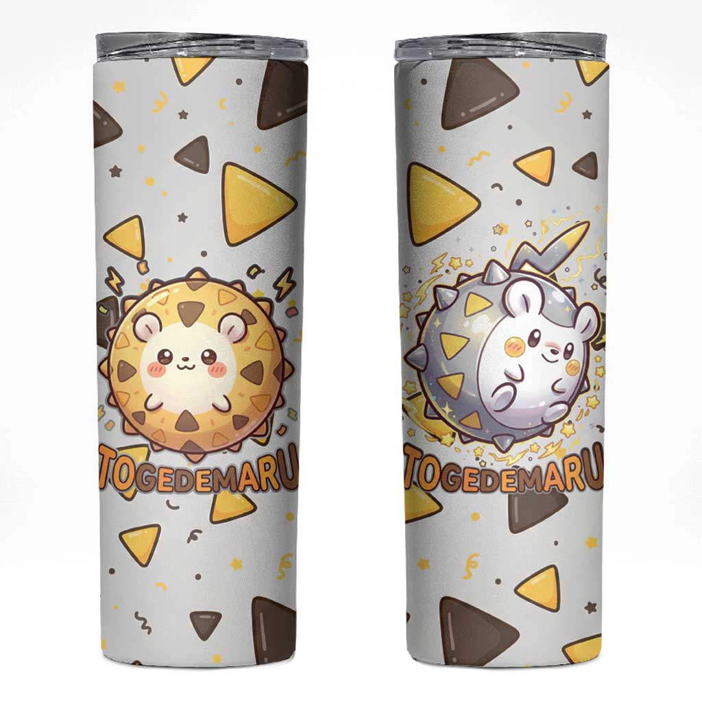 Togedemaru Skinny Tumbler Cute Electric Nacho Pop Art