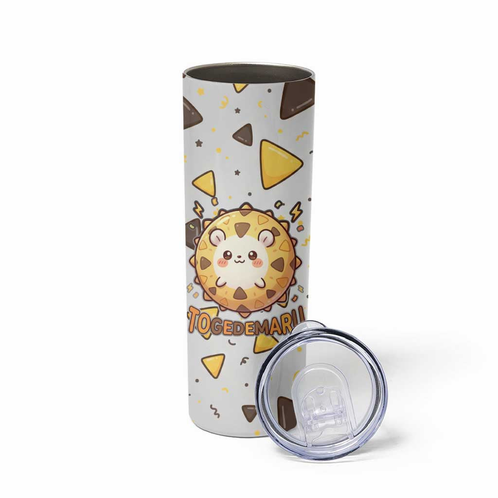 Togedemaru Skinny Tumbler Cute Electric Nacho Pop Art