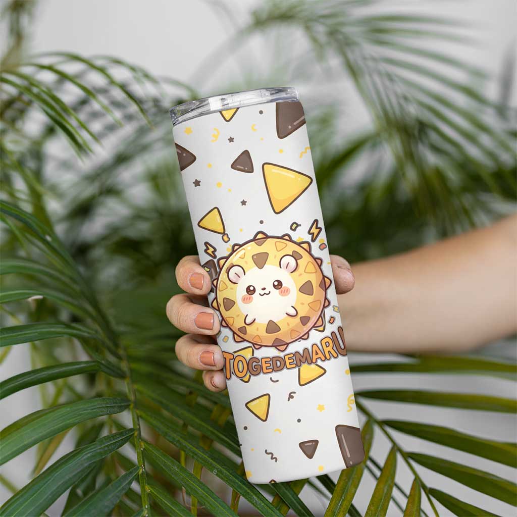 Togedemaru Skinny Tumbler Cute Electric Nacho Pop Art