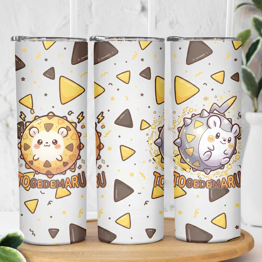 Togedemaru Skinny Tumbler Cute Electric Nacho Pop Art