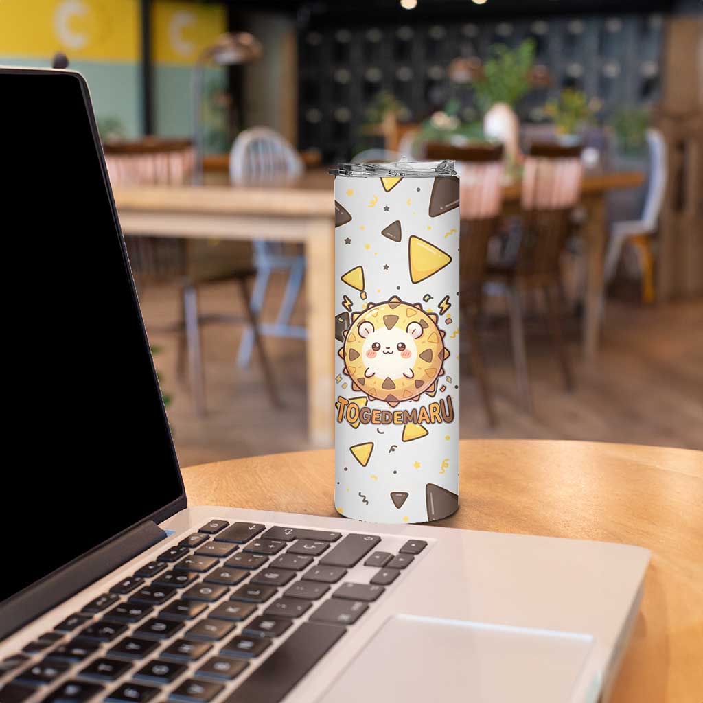 Togedemaru Skinny Tumbler Cute Electric Nacho Pop Art