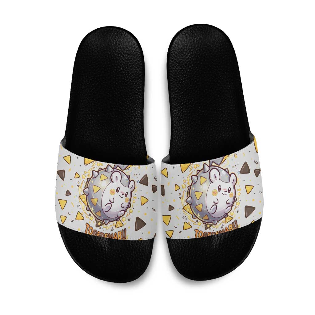 Togedemaru Slide Sandals Cute Electric Nacho Pop Art