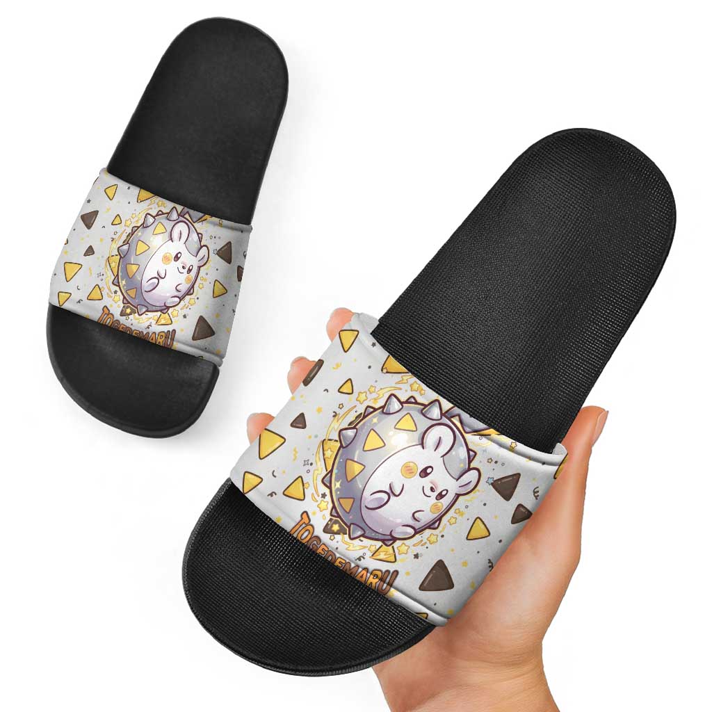 Togedemaru Slide Sandals Cute Electric Nacho Pop Art