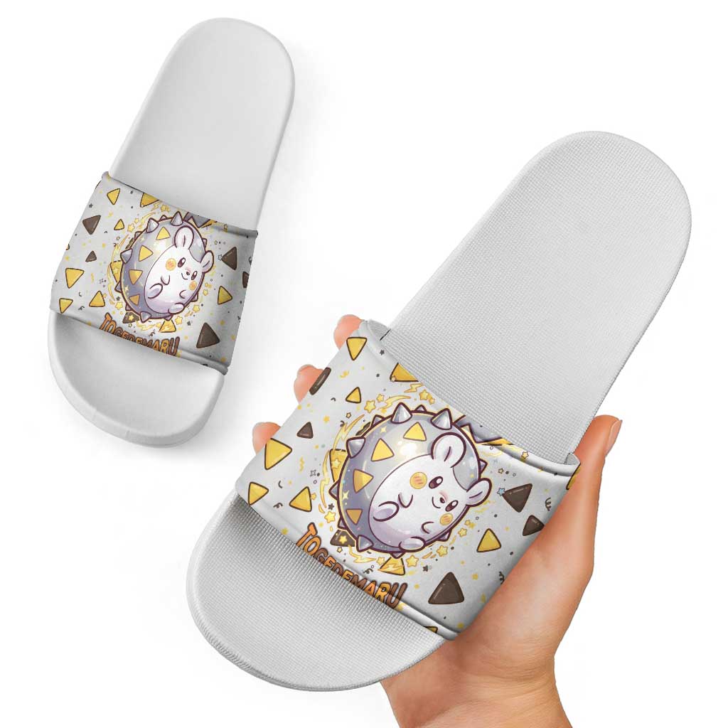 Togedemaru Slide Sandals Cute Electric Nacho Pop Art