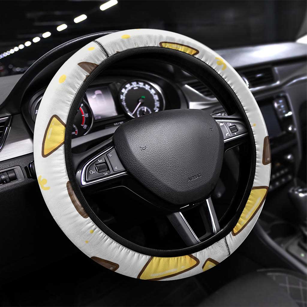Togedemaru Steering Wheel Cover Cute Electric Nacho Pop Art