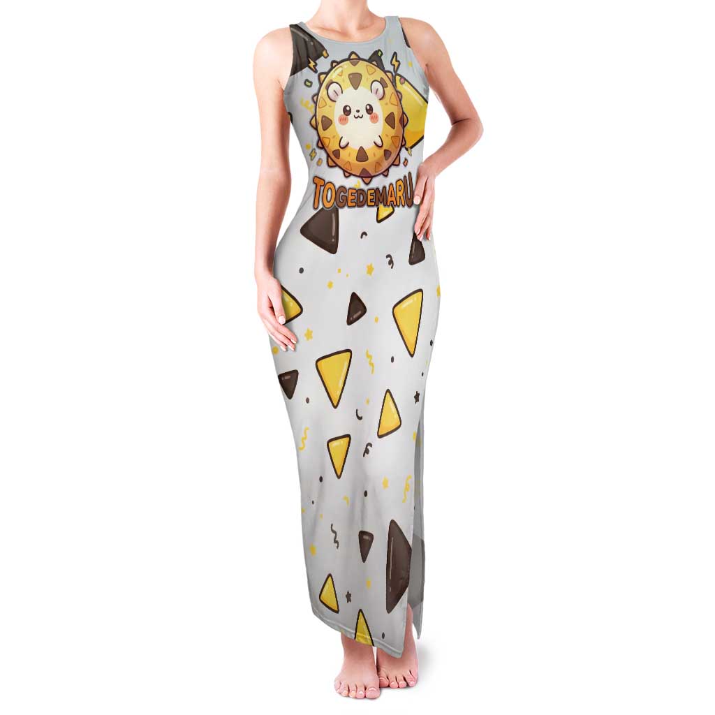 Togedemaru Tank Maxi Dress Cute Electric Nacho Pop Art