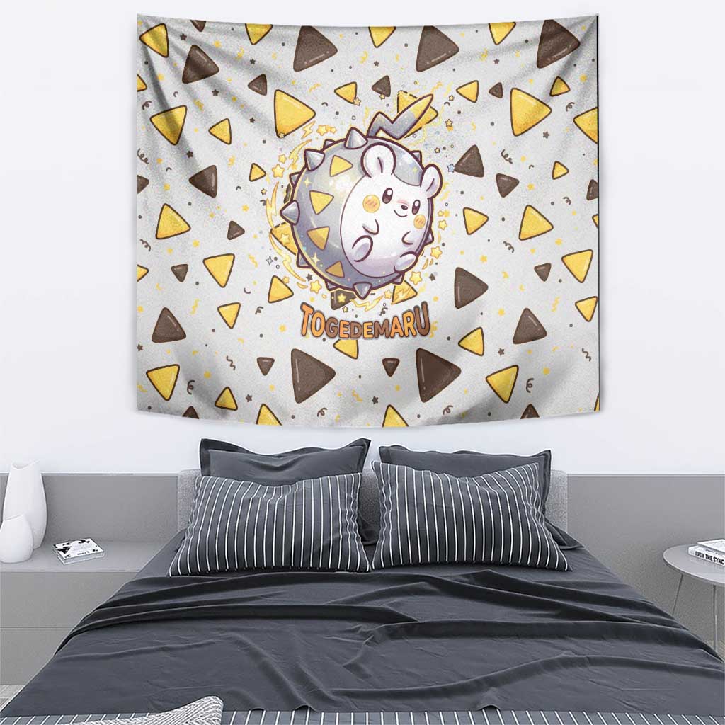 Togedemaru Tapestry Cute Electric Nacho Pop Art
