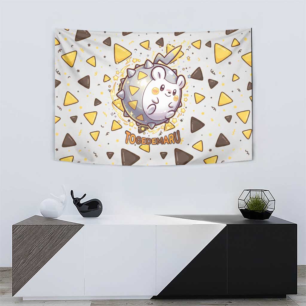 Togedemaru Tapestry Cute Electric Nacho Pop Art