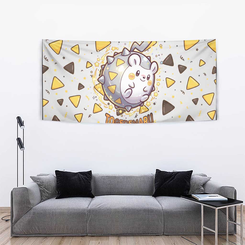 Togedemaru Tapestry Cute Electric Nacho Pop Art