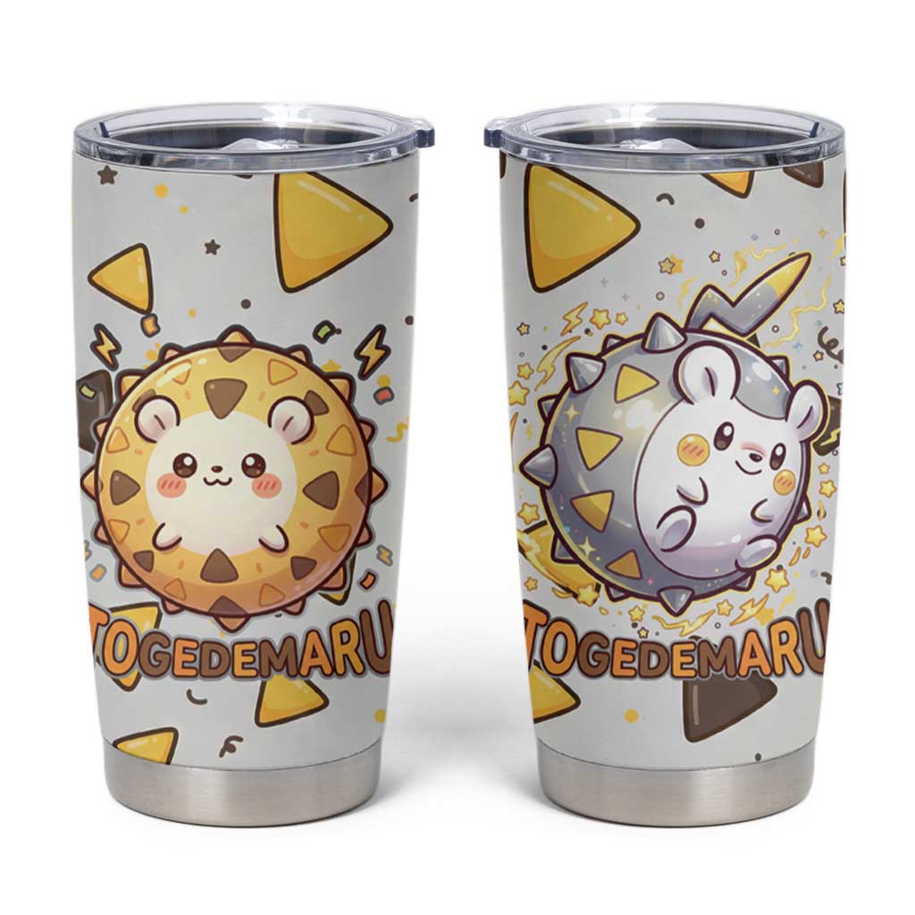 Togedemaru Tumbler Cup Cute Electric Nacho Pop Art