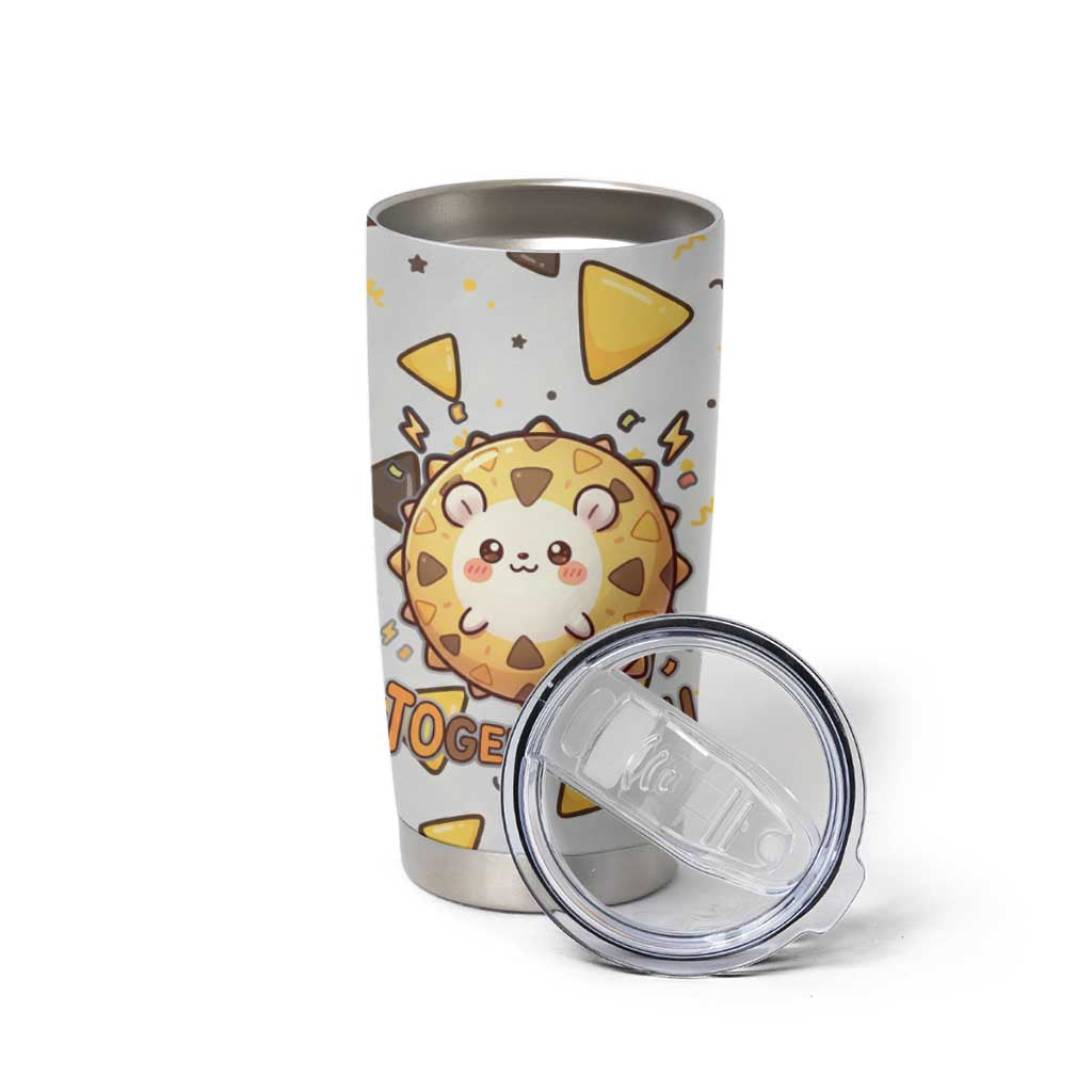 Togedemaru Tumbler Cup Cute Electric Nacho Pop Art