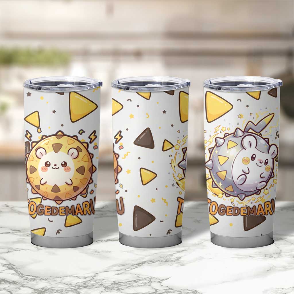 Togedemaru Tumbler Cup Cute Electric Nacho Pop Art