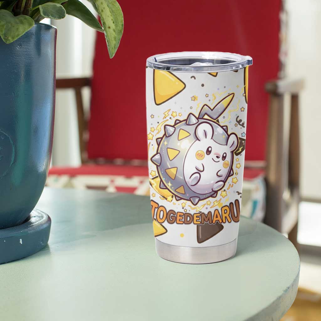 Togedemaru Tumbler Cup Cute Electric Nacho Pop Art