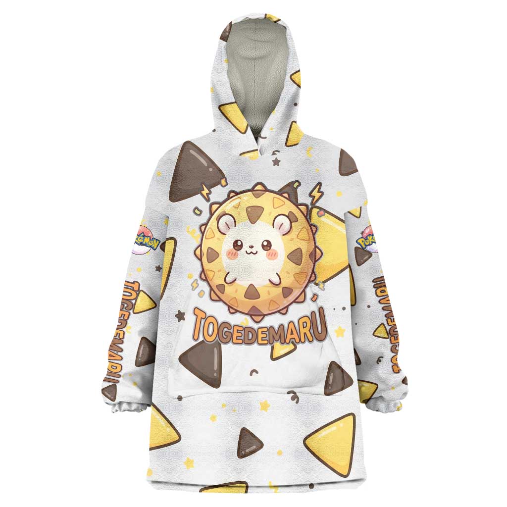 Togedemaru Wearable Blanket Hoodie Cute Electric Nacho Pop Art
