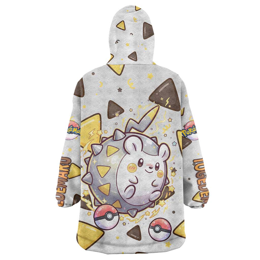 Togedemaru Wearable Blanket Hoodie Cute Electric Nacho Pop Art