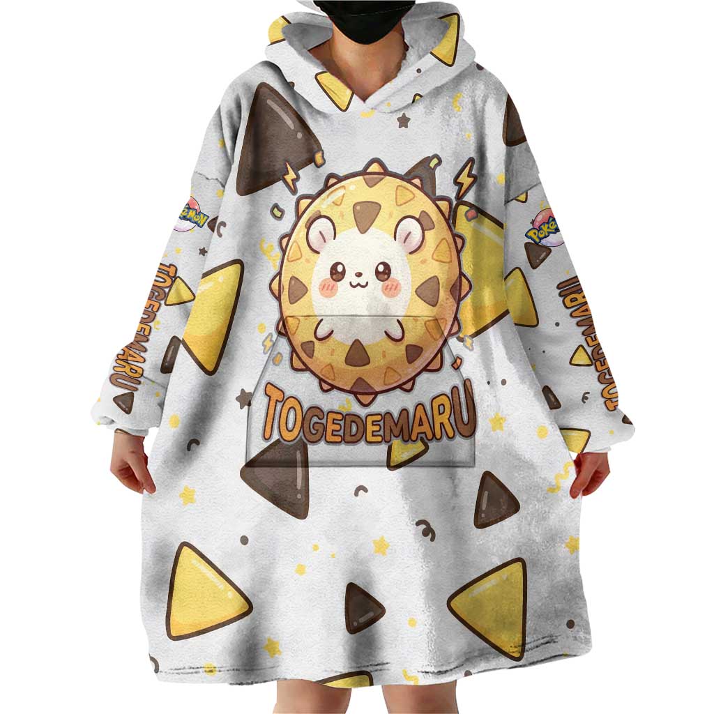Togedemaru Wearable Blanket Hoodie Cute Electric Nacho Pop Art