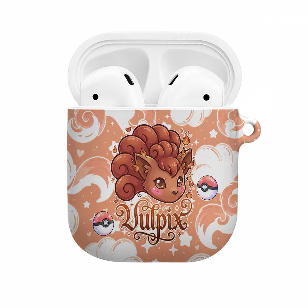 Vulpix AirPods Case Vintage Flame Swirl Art