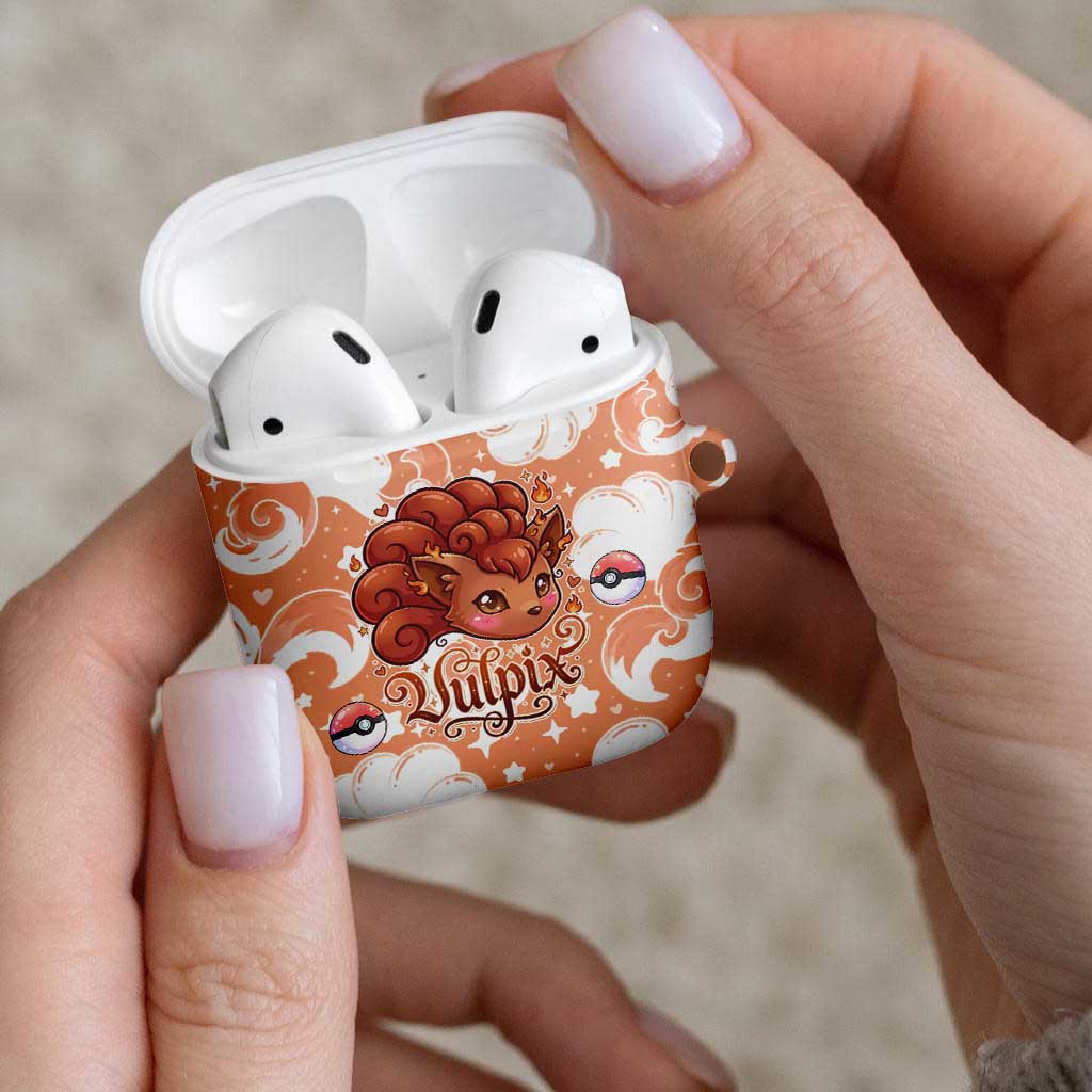 Vulpix AirPods Case Vintage Flame Swirl Art