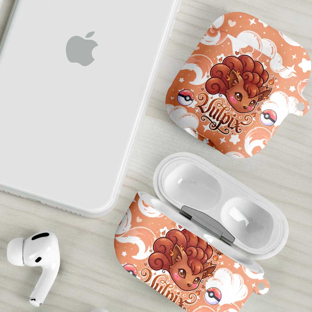 Vulpix AirPods Case Vintage Flame Swirl Art