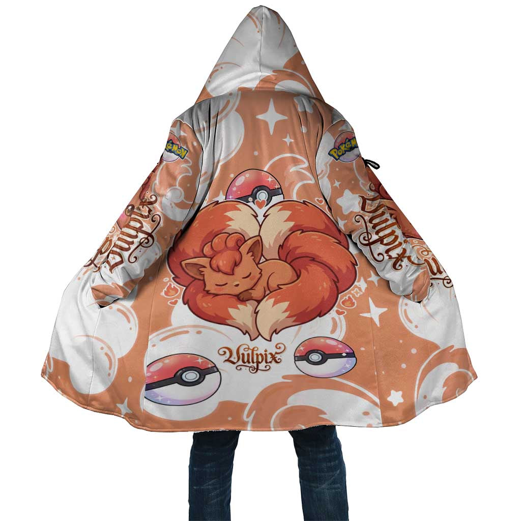 Vulpix Cloak Vintage Flame Swirl Art