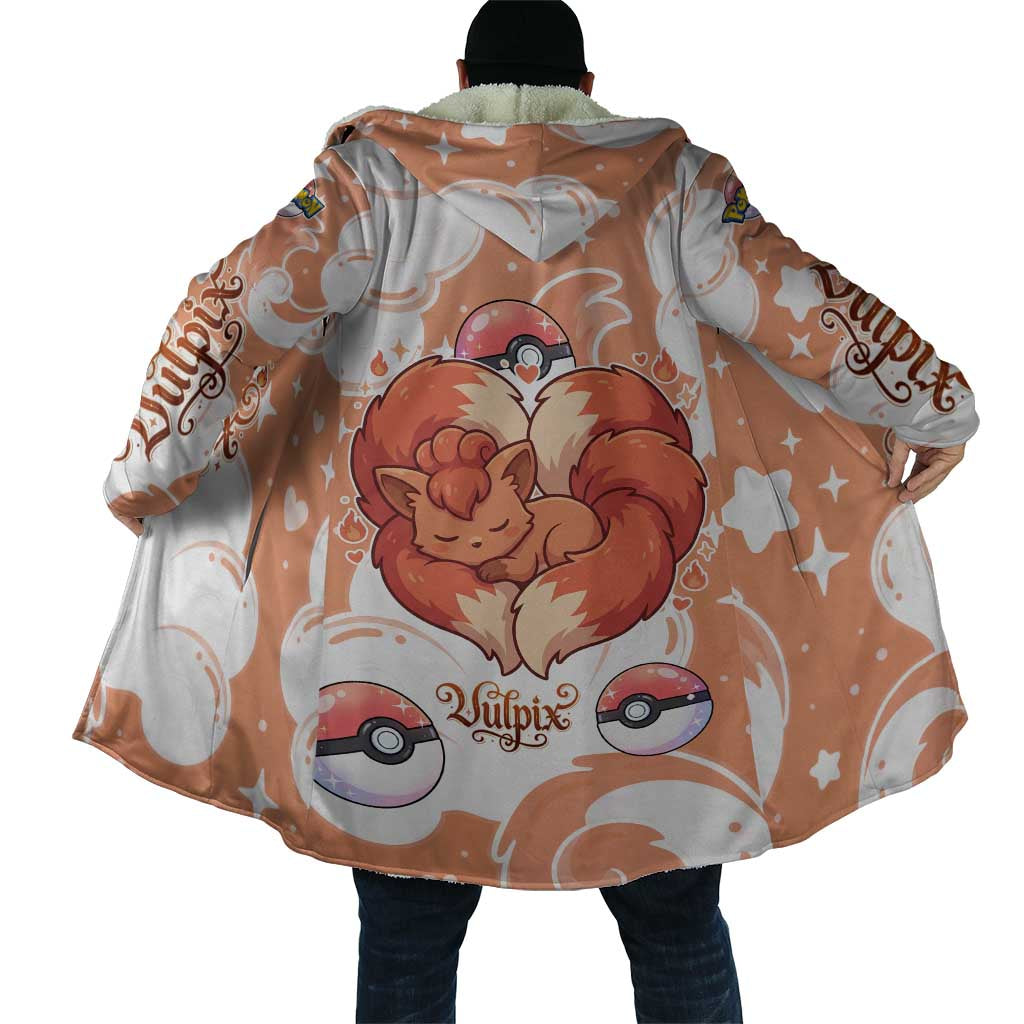 Vulpix Cloak Vintage Flame Swirl Art