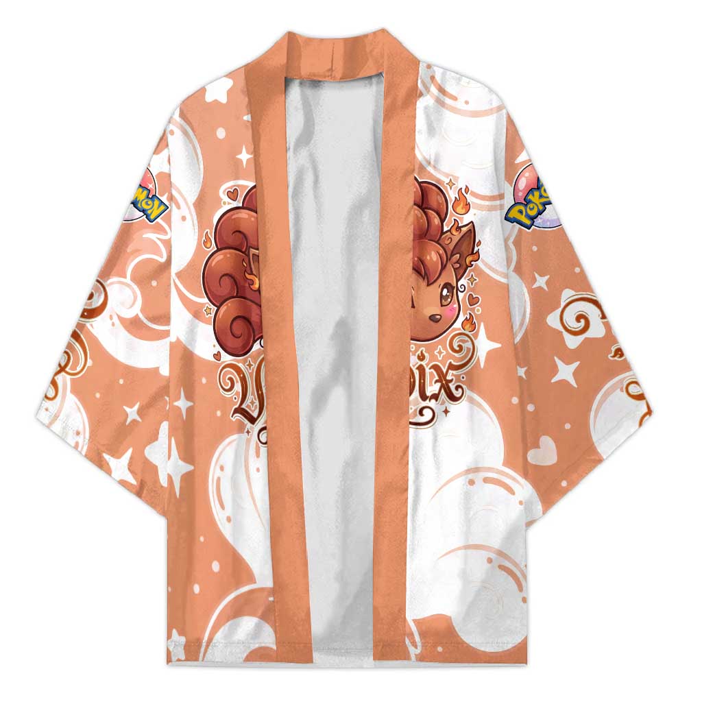 Vulpix Kimono Vintage Flame Swirl Art
