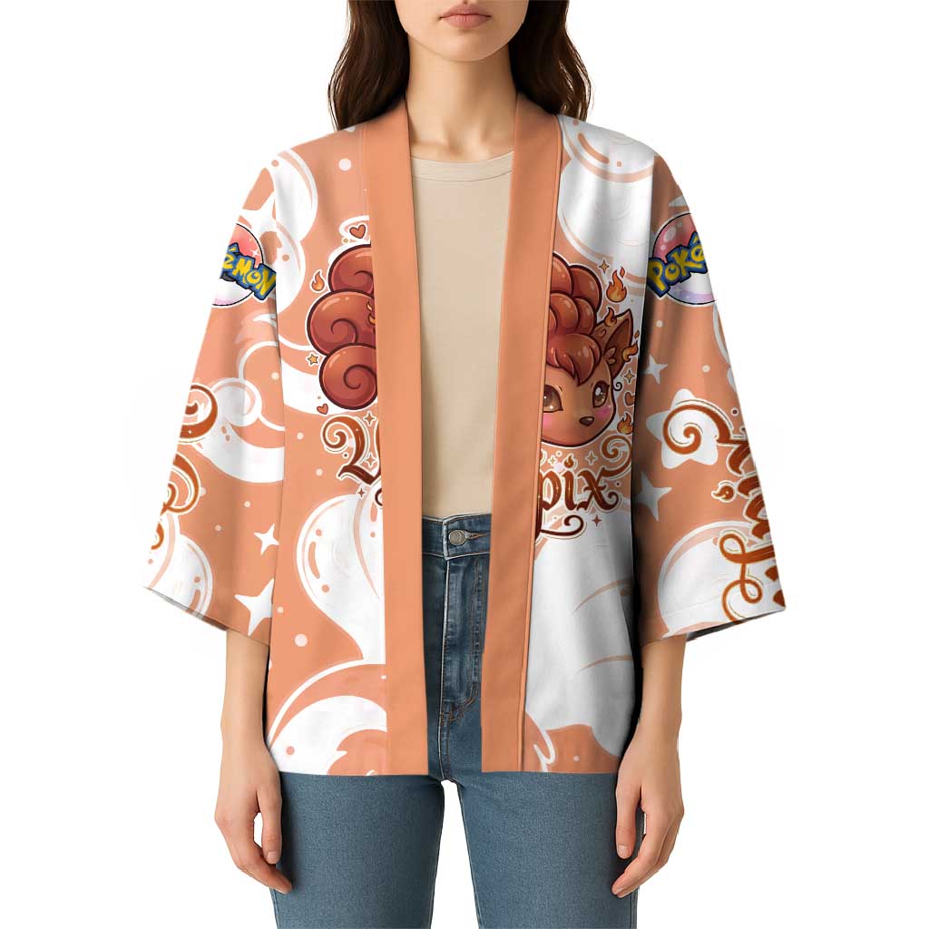 Vulpix Kimono Vintage Flame Swirl Art