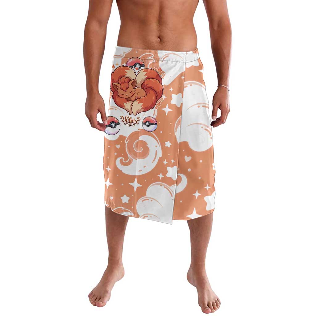 Vulpix Lavalava Vintage Flame Swirl Art